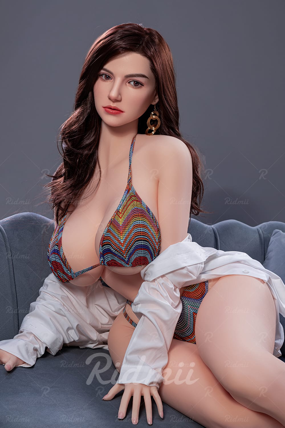 167cm 5ft6 H-Cup Hybrid Sex Doll Head #Marissa